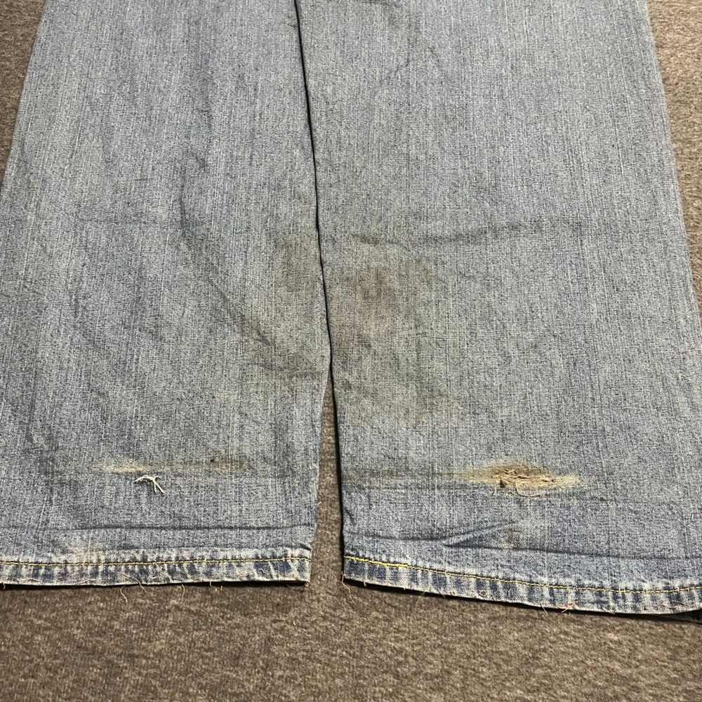 Levis SilverTab Baggy Jeans Mens 36x34 Light Wash Distressed Vintage 90s Skater - Picture 3 of 6